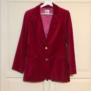 little moon velvet blazer